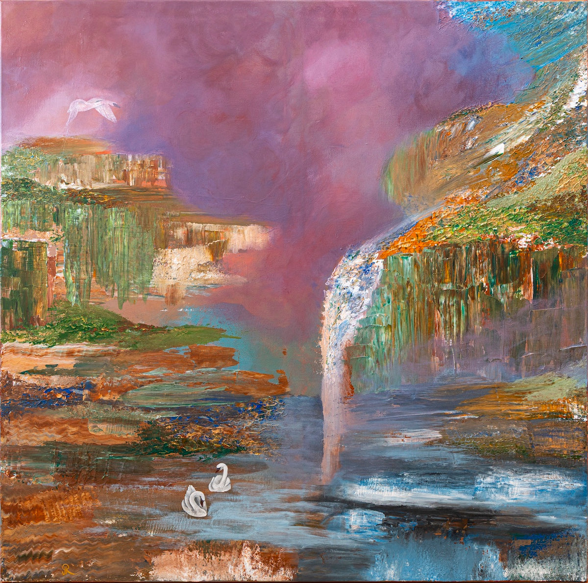 Children of Lir | Wildlife Conservation Art by Josie Ryan