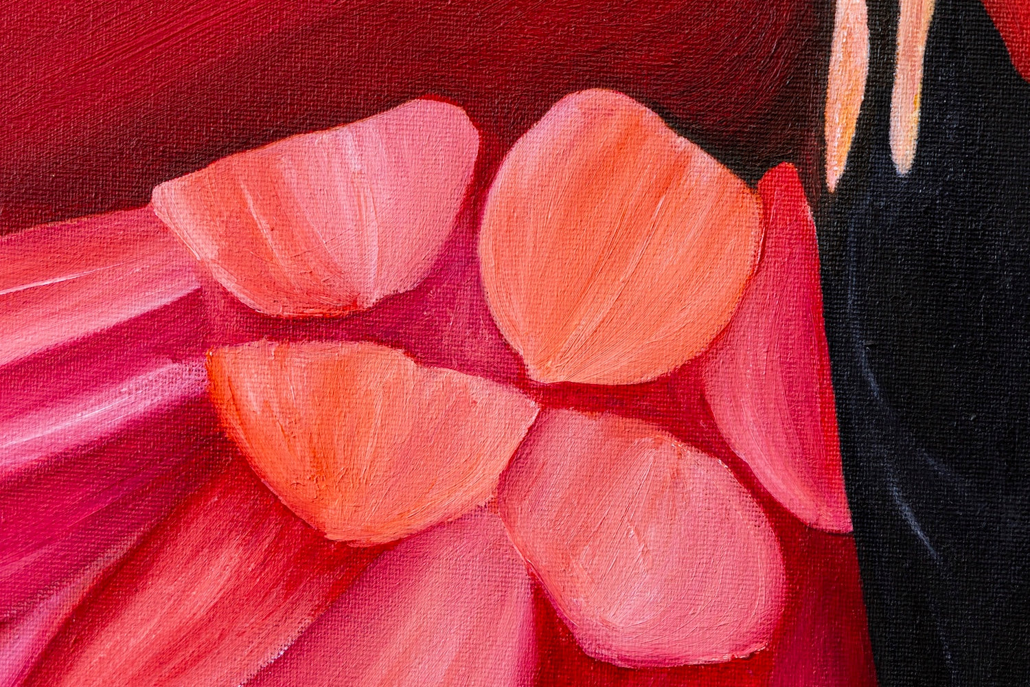 Poise in Pink | Wildlife Conservation Art by Josie Ryan