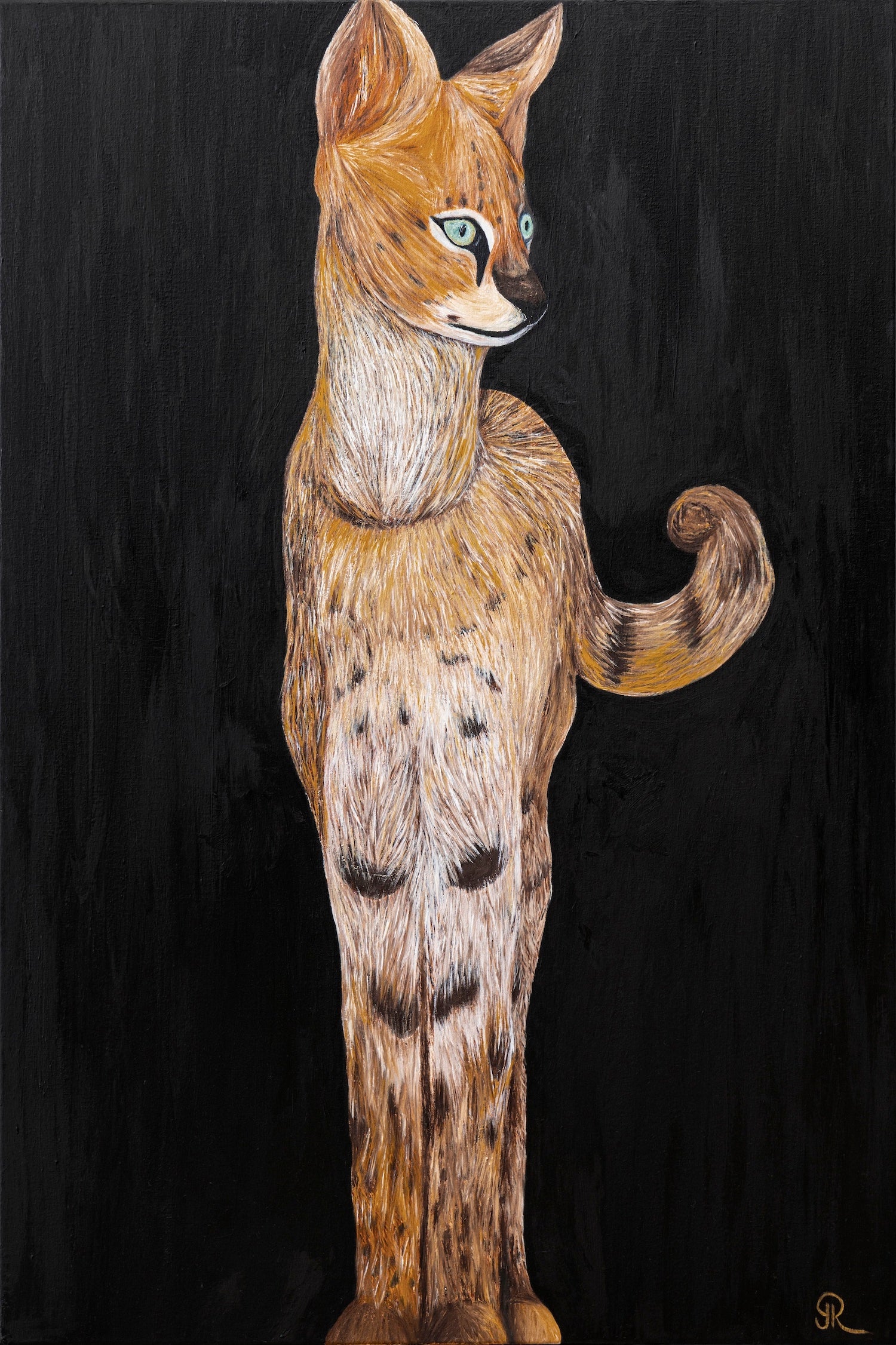 Silent Stalk | Wildlife Conservation Art by Josie Ryan
