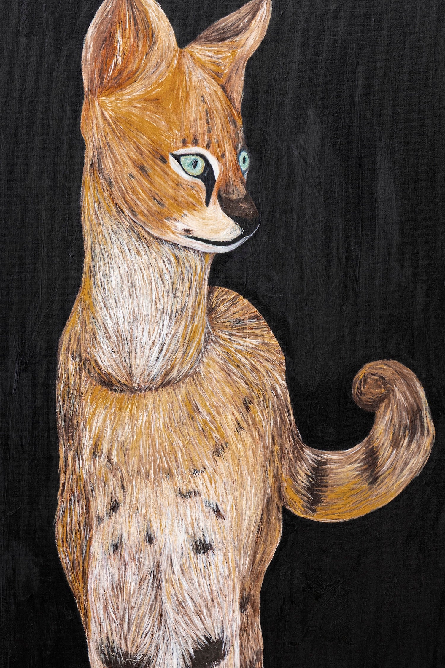 Silent Stalk | Wildlife Conservation Art by Josie Ryan