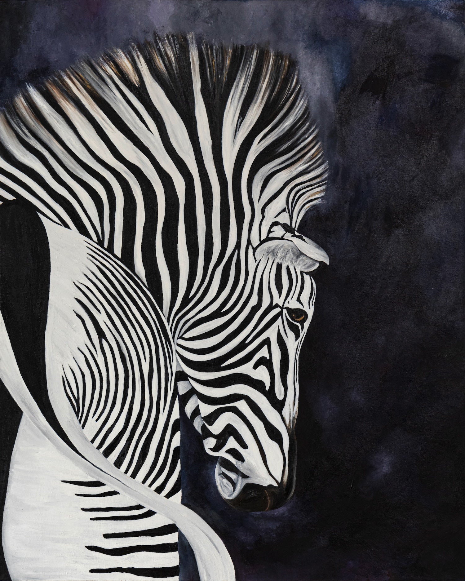 Zebra Painting | African Wildlife Art by Josie Ryan – Josie's Art