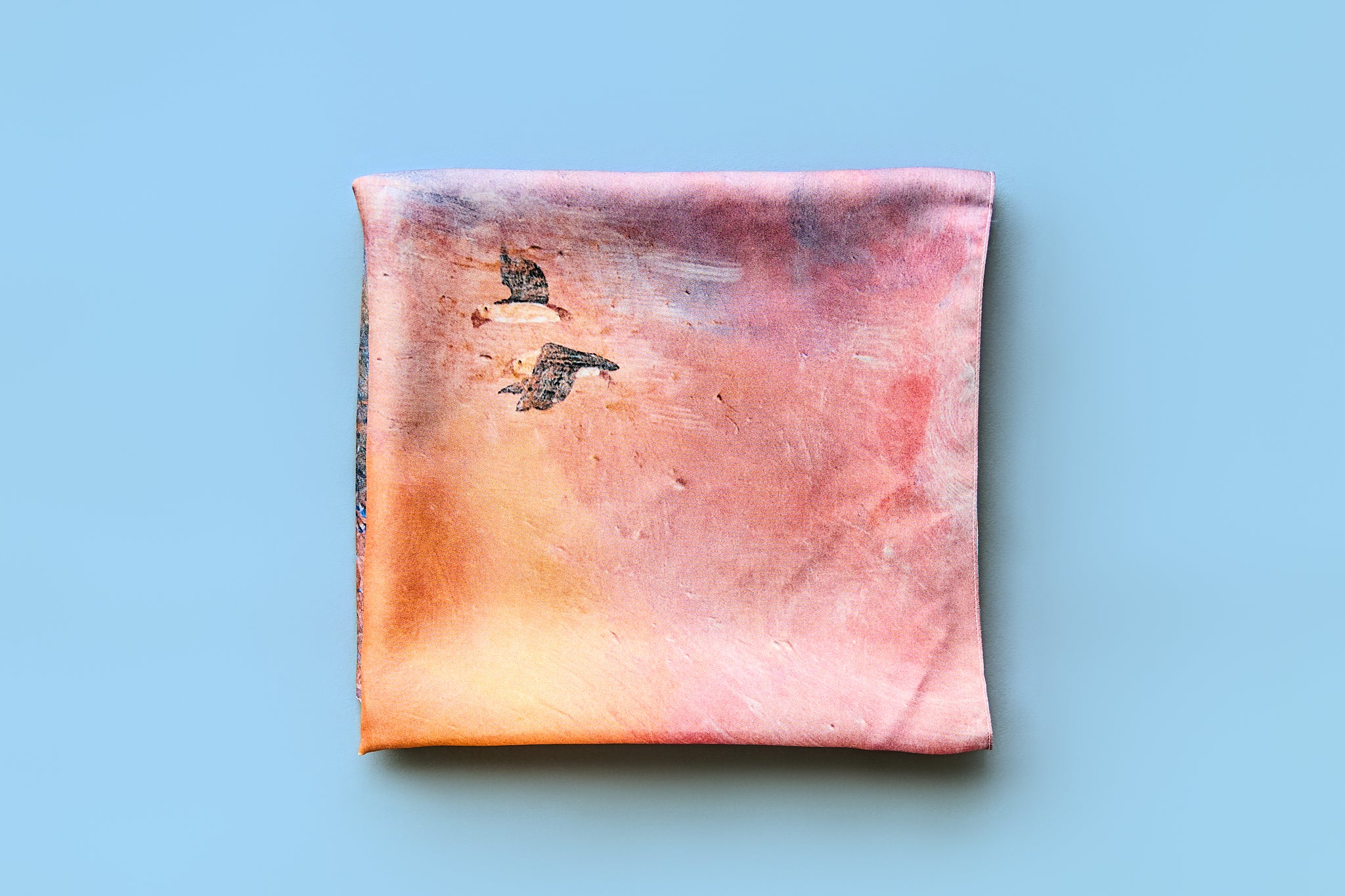 Polar - Between North & South - Silk Twill Scarf | Wildlife Conservation Art by Josie Ryan