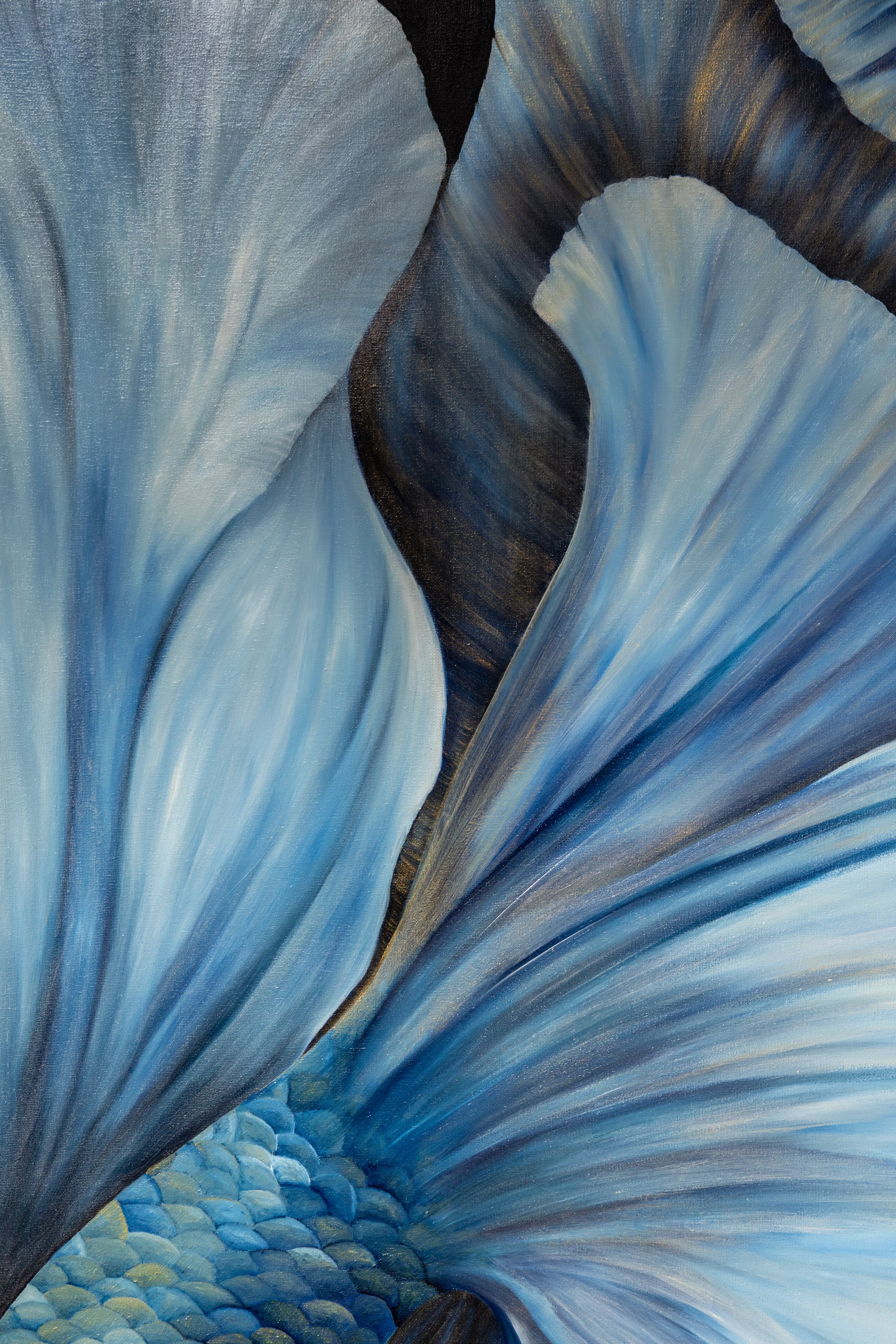 Beneath the Blue | Wildlife Conservation Art by Josie Ryan
