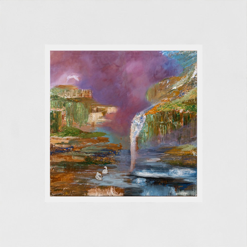 Children of Lir | Fine Art Print | Wildlife Conservation Art by Josie Ryan