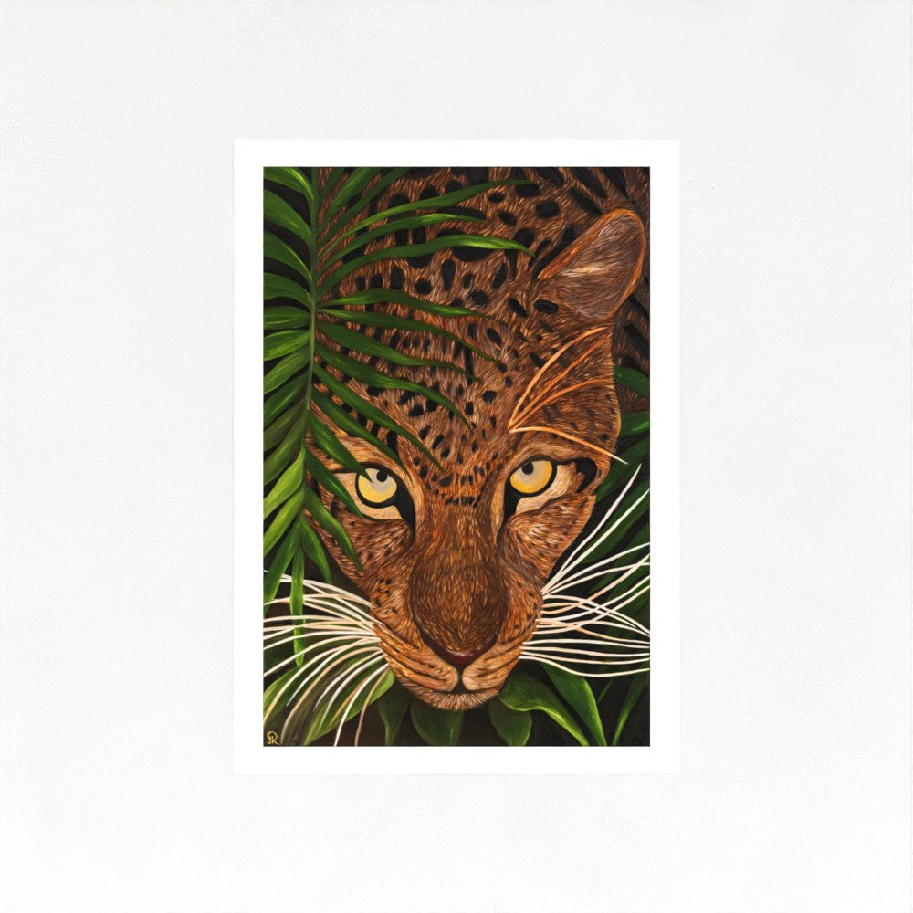 Hidden in the Green | Fine Art Print | Wildlife Conservation Art by Josie Ryan