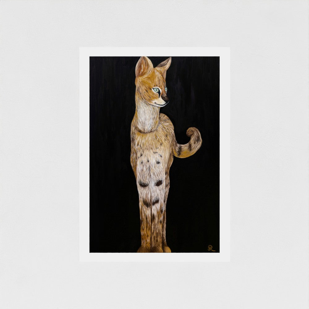 Silent Stalk | Fine Art Print | Wildlife Conservation Art by Josie Ryan