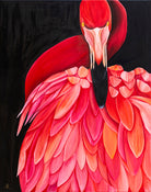 Poise in Pink | Wildlife Conservation Art by Josie Ryan