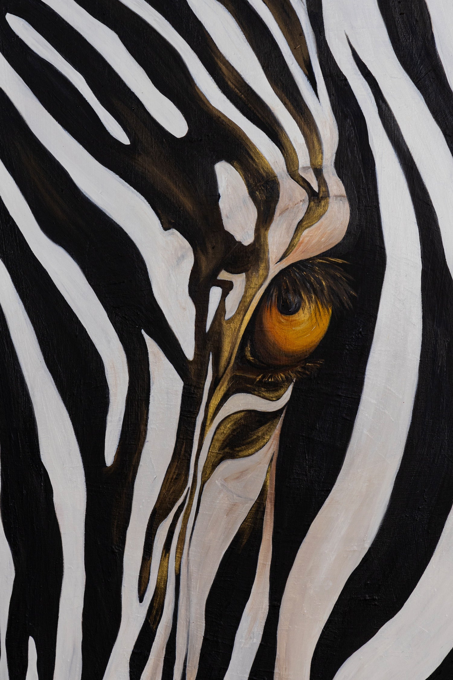 Zebra’s Gaze | Wildlife Conservation Art by Josie Ryan