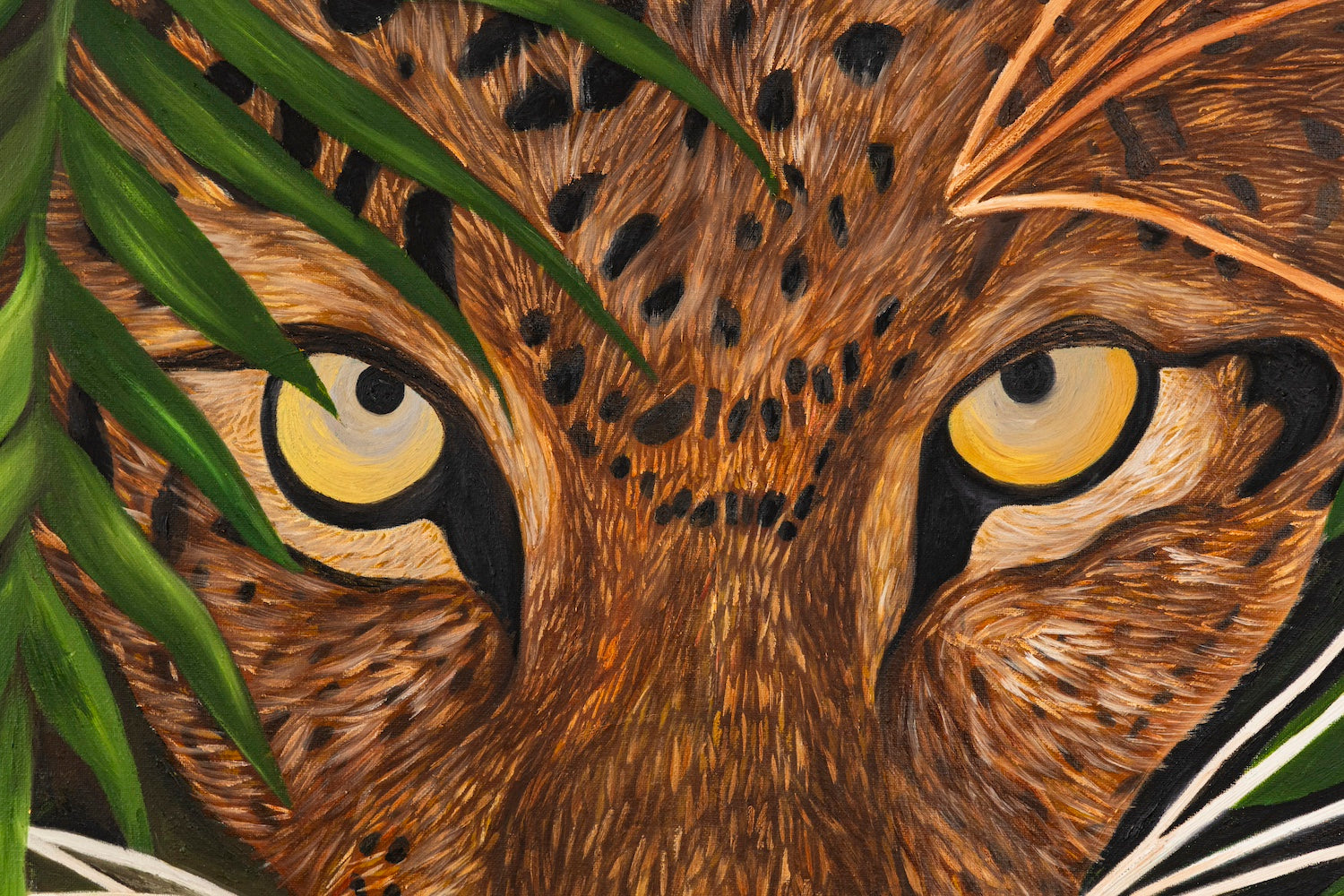 Hidden in the Green | Wildlife Conservation Art by Josie Ryan