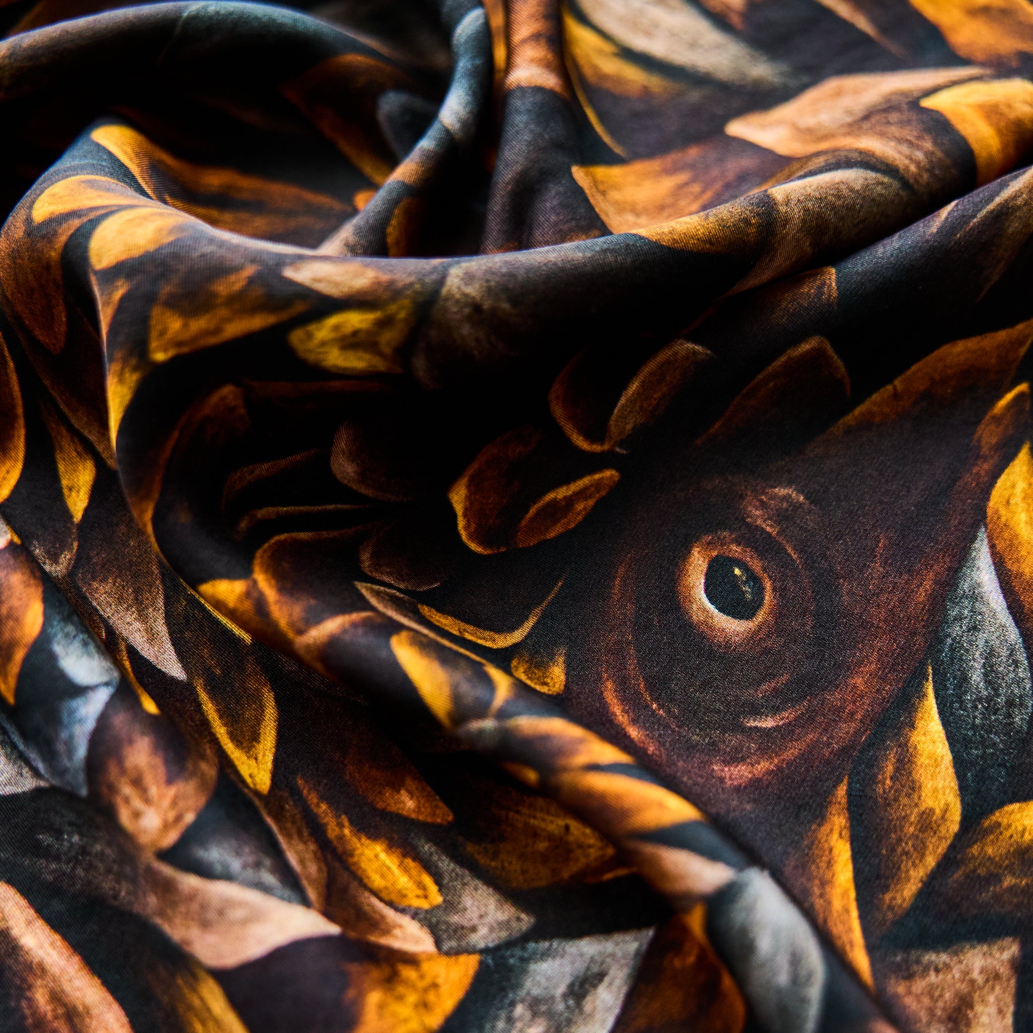 Pangolin - Ancient Wanderer - Silk Twill Scarf | Wildlife Conservation Art by Josie Ryan