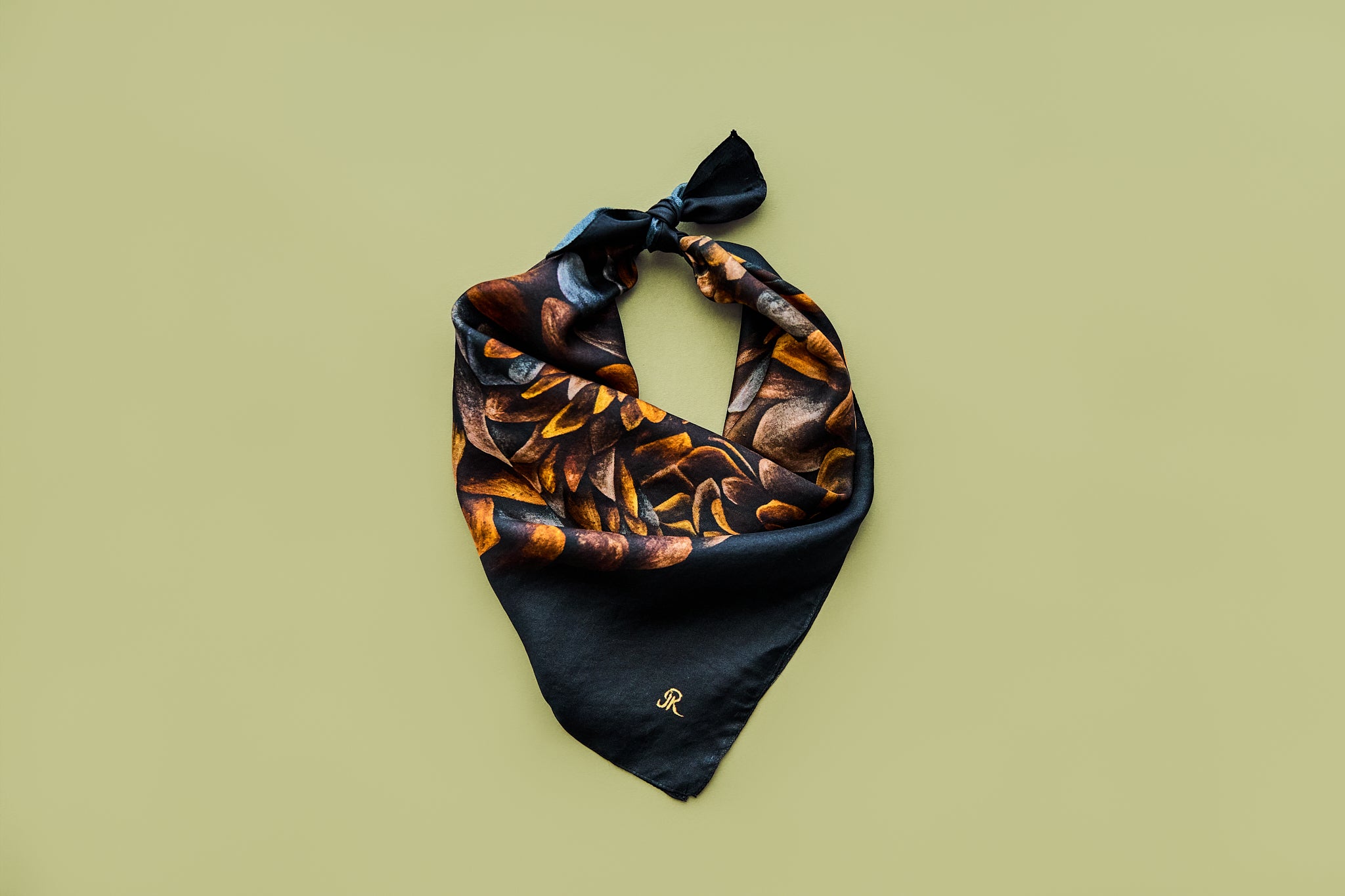 Pangolin - Ancient Wanderer - Silk Twill Scarf | Wildlife Conservation Art by Josie Ryan