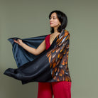 Pangolin - Ancient Wanderer - Silk Twill Scarf | Wildlife Conservation Art by Josie Ryan