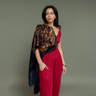 Pangolin - Ancient Wanderer - Silk Twill Scarf | Wildlife Conservation Art by Josie Ryan