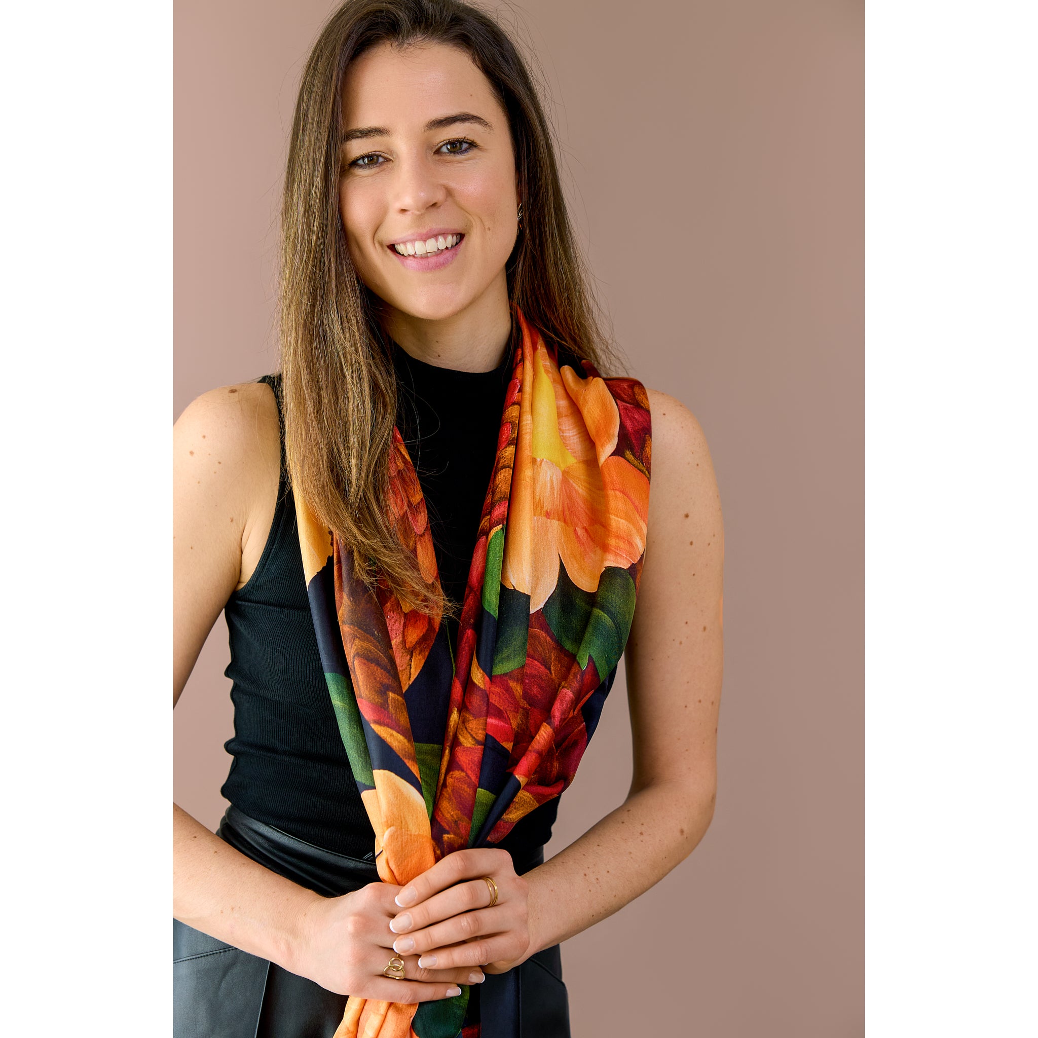 Snake - Silk Oblong | Wildlife Conservation Art by Josie Ryan