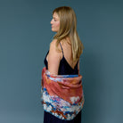 Polar - Between North & South - Silk Twill Scarf | Wildlife Conservation Art by Josie Ryan