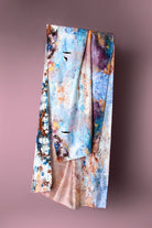 Between North & South - Silk Twill Scarf | Wildlife Conservation Art by Josie Ryan hanging view