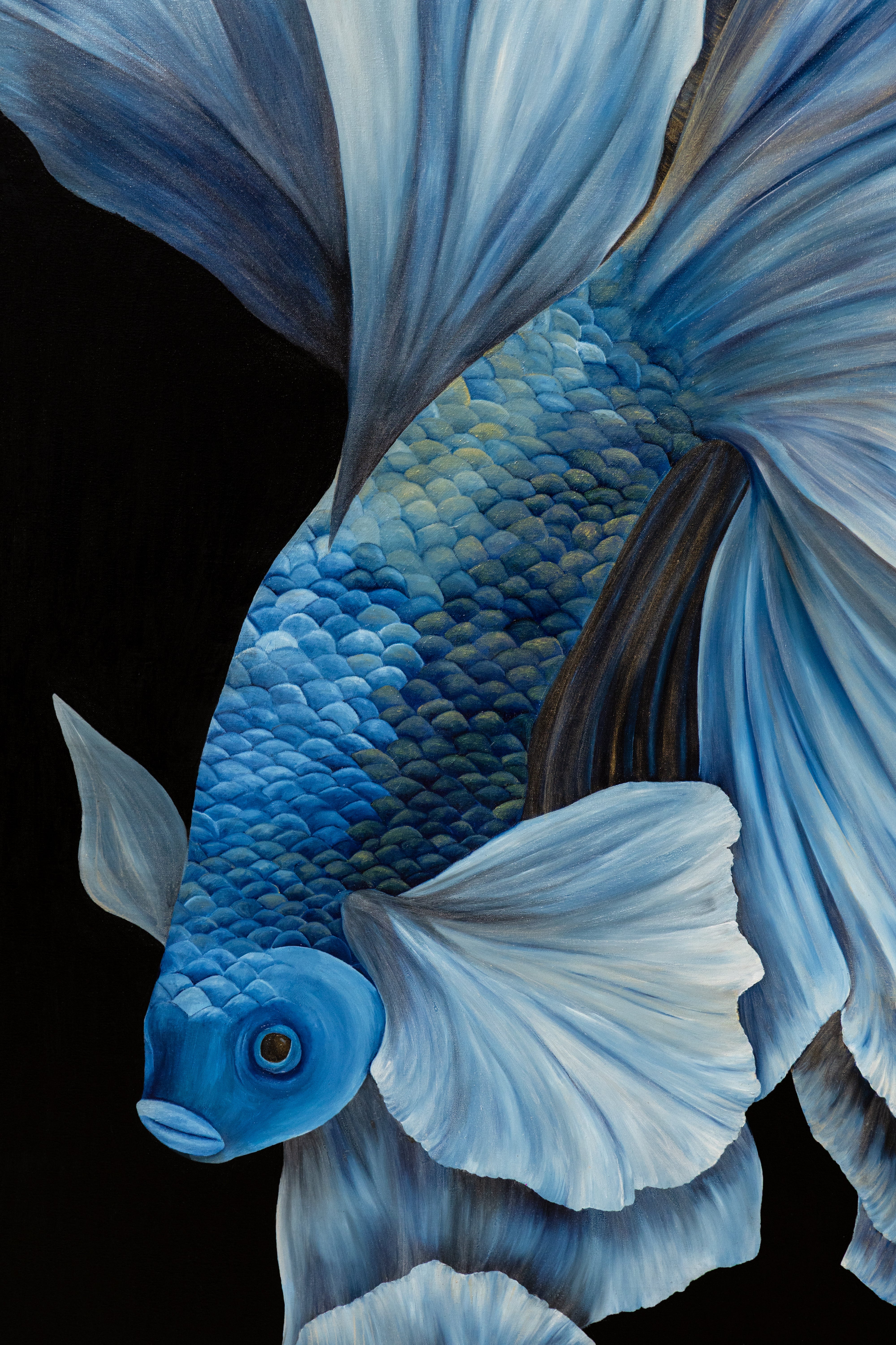 Beneath the Blue | Wildlife Conservation Art by Josie Ryan