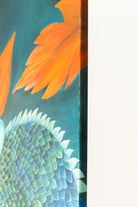 Coiled in Turquoise | Wildlife Conservation Art by Josie Ryan