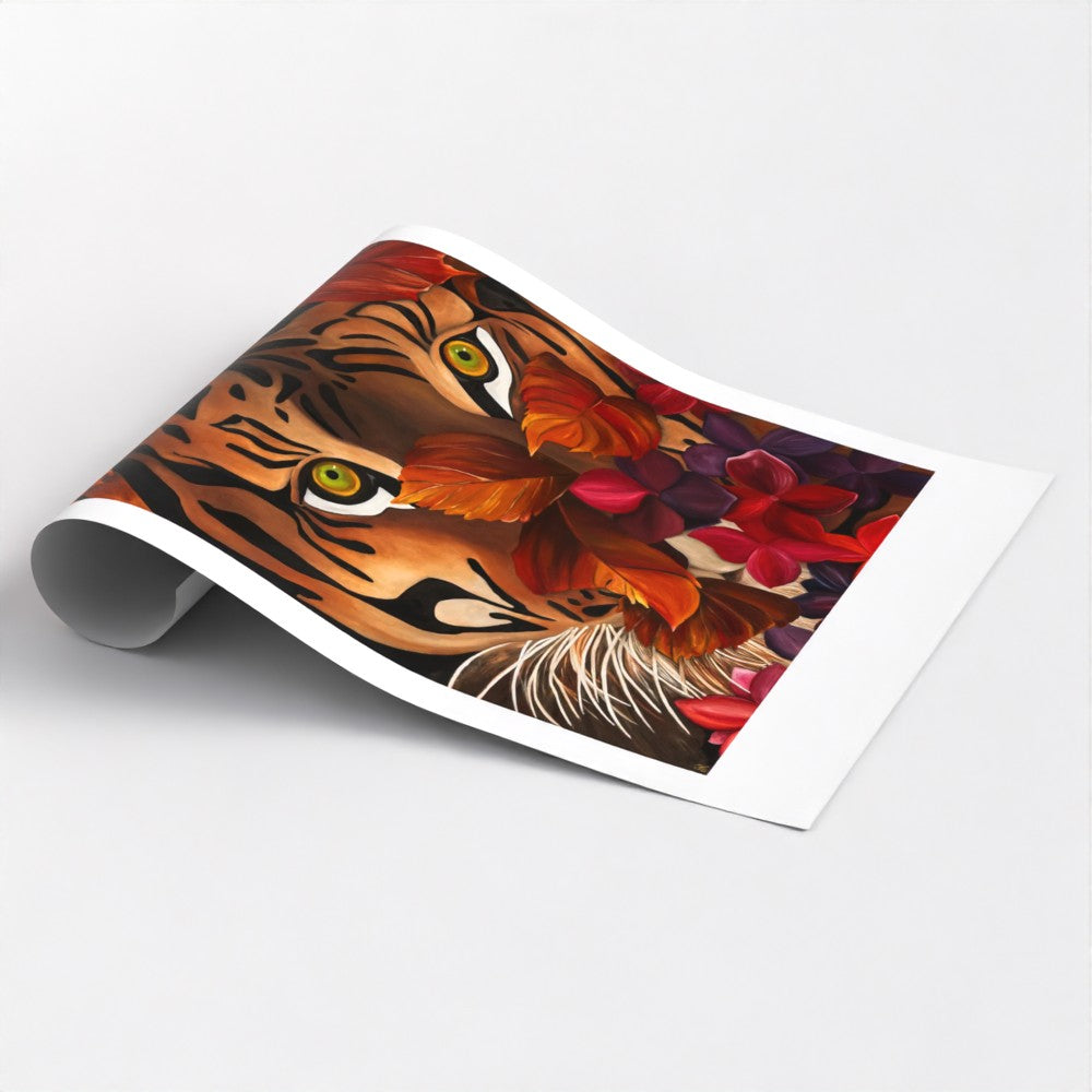 Tiger’s Tale | Fine Art Print | Wildlife Conservation Art by Josie Ryan