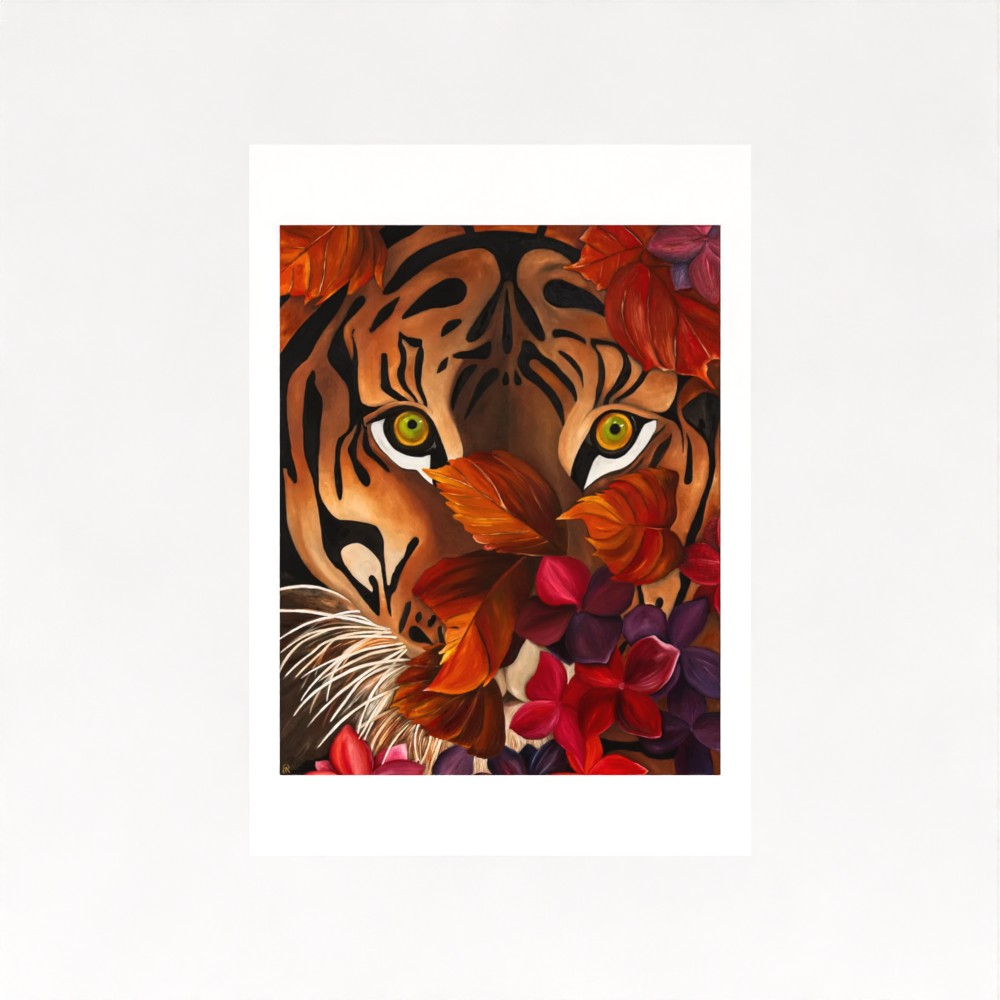 Tiger’s Tale | Fine Art Print | Wildlife Conservation Art by Josie Ryan