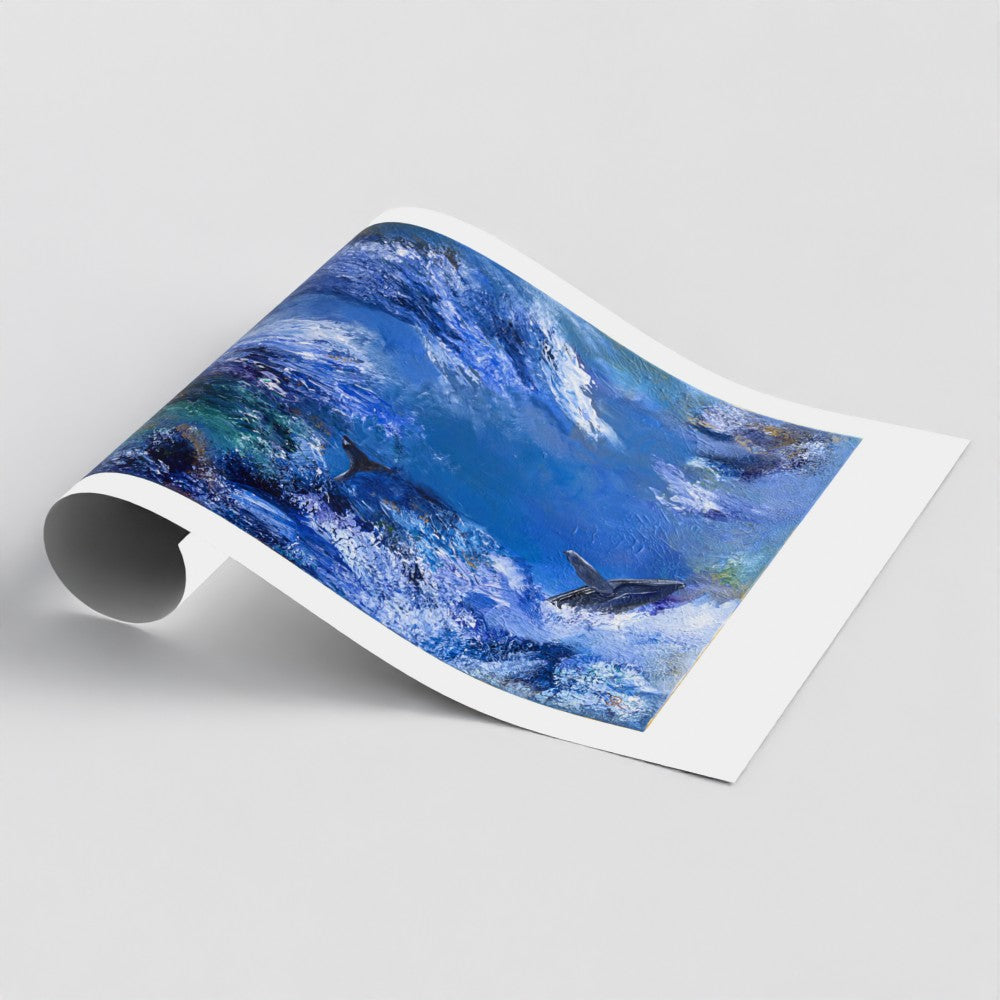 Eternal Surge | Fine Art Print | Wildlife Conservation Art by Josie Ryan