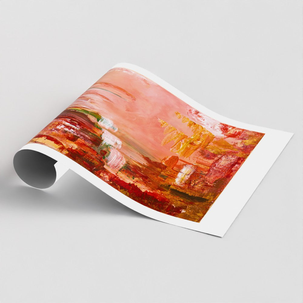 Crimson Currents | Fine Art Print | Wildlife Conservation Art by Josie Ryan