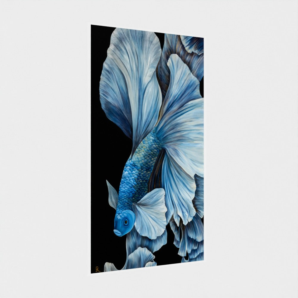 Beneath the Blue — Limited Edition Fine Art Print | Wildlife Conservation Art by Josie Ryan