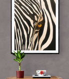 Zebra’s Gaze | Wildlife Conservation Art by Josie Ryan